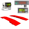 RW-X200 Axle Truck Scales 7', 10', 12', or 14' (USA Made)