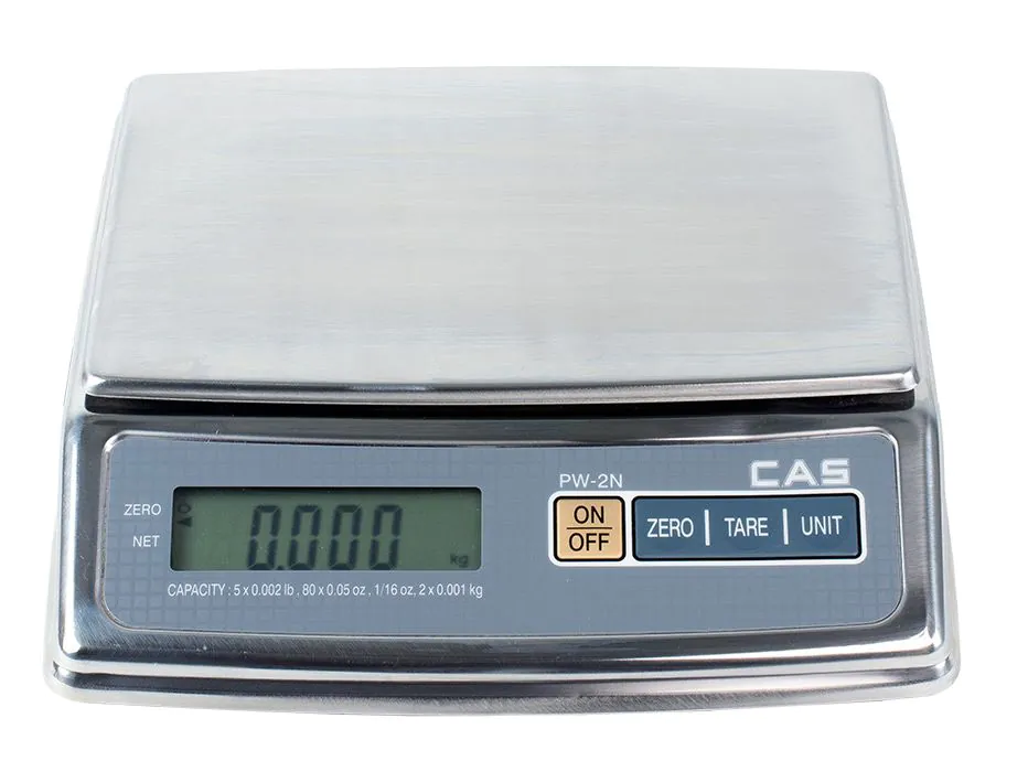CAS PW2-5LB, PW2-10LB, & PW2-20LB Portion Control Scales - Image 4