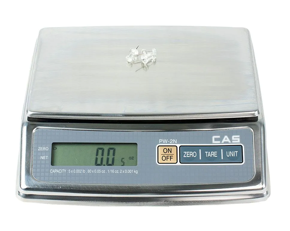 CAS PW2-5LB, PW2-10LB, & PW2-20LB Portion Control Scales