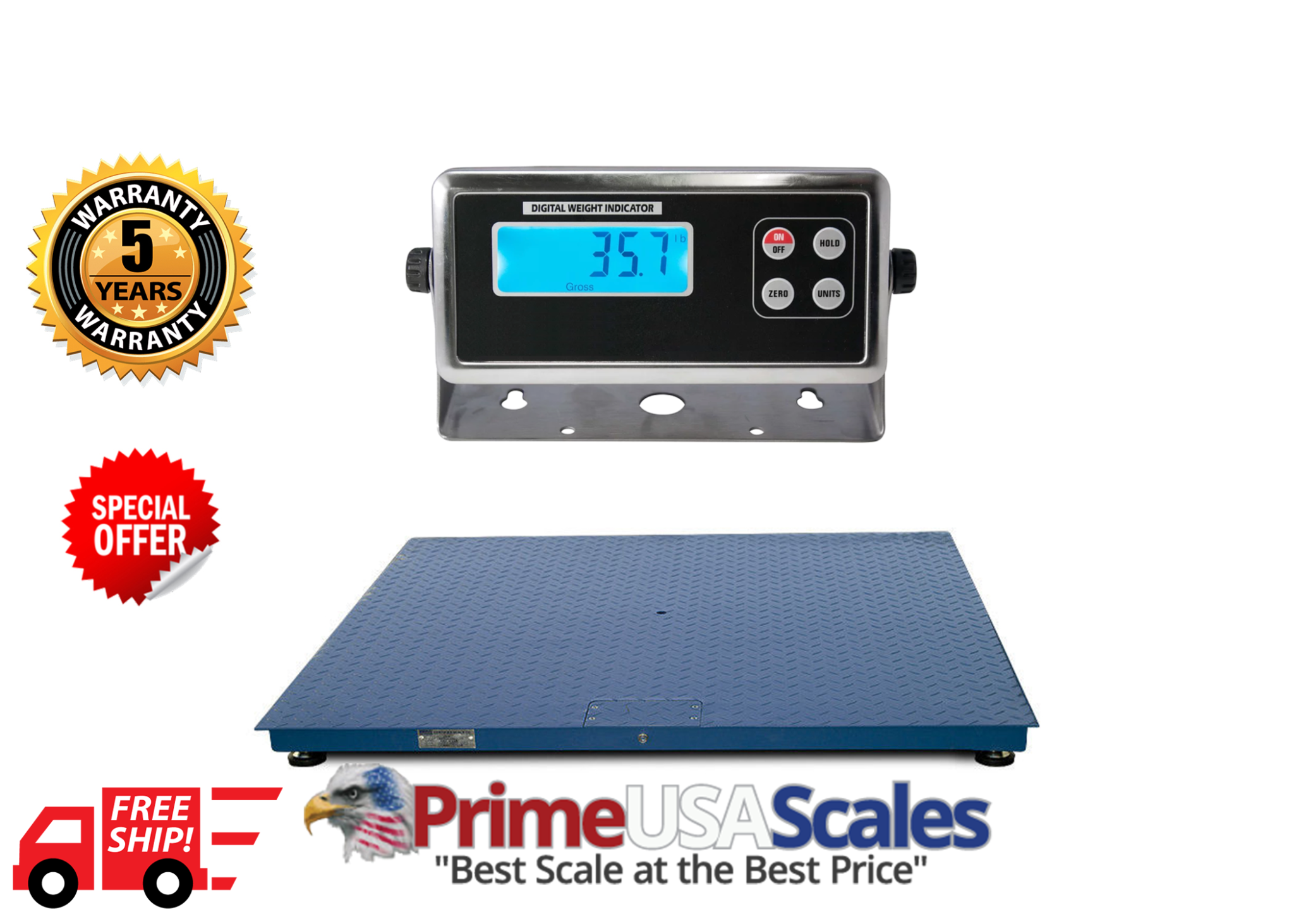 Prime PS-4848-10K Floor Scale - Prime USA Scales