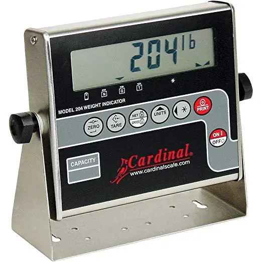 CardinalScales 5852F-210 Portable Digital Floor Scale 500 lbs with 210 Indicator