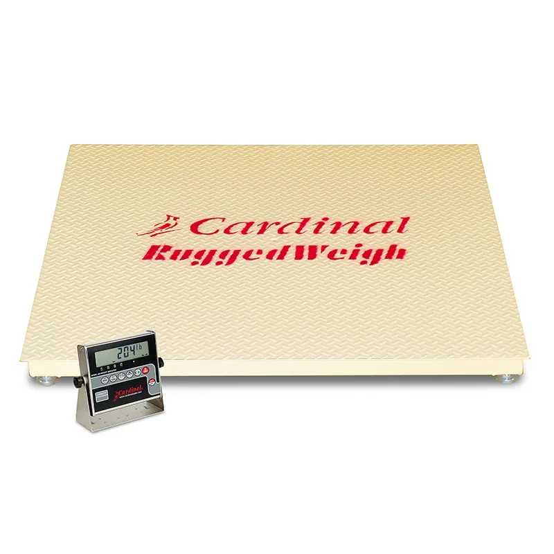 Cardinal Detecto 854F100P 1000 lb. Portable Mechanical Floor Scale, Legal  for Trade