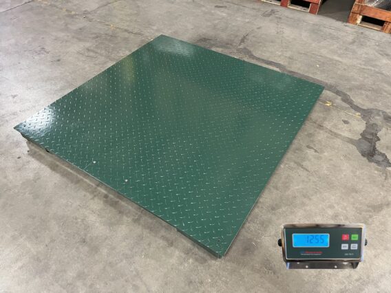 Used 4x4 Floor Scale 10,000 lb with Indicator