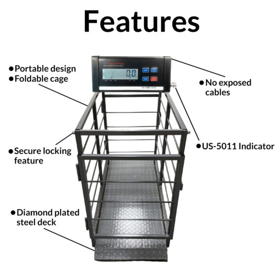 US-LS5520C "The Livestock" Scale with CAGE - Image 2