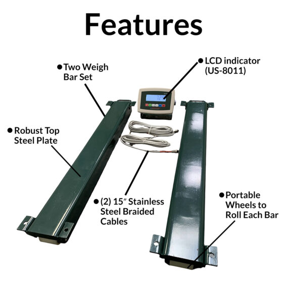 US-ESB "Easy Squeezy" Weigh Bar Scale 10,000 lb - Image 2
