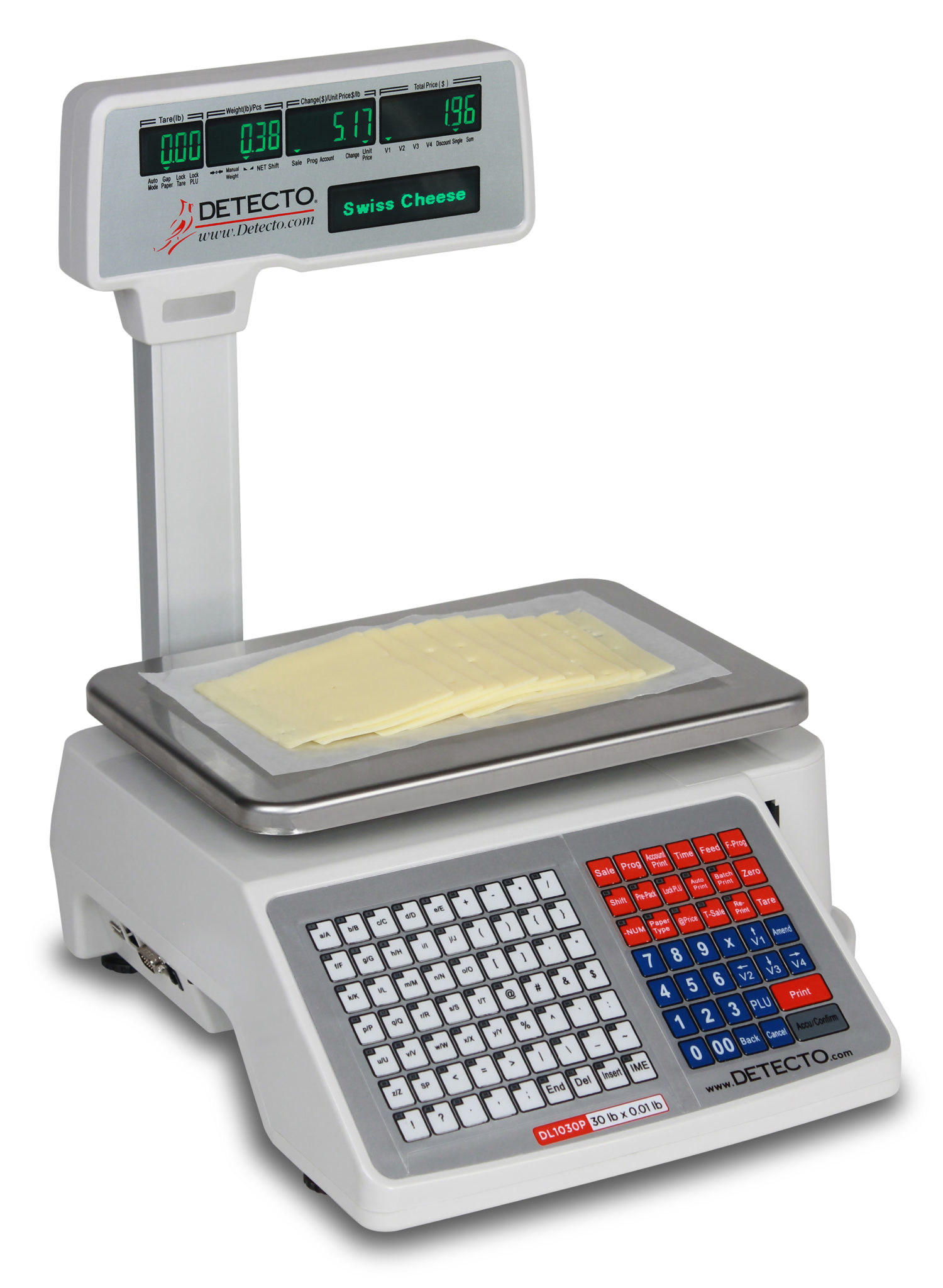 Detecto DL Series Label Printing Scale Prime USA Scales