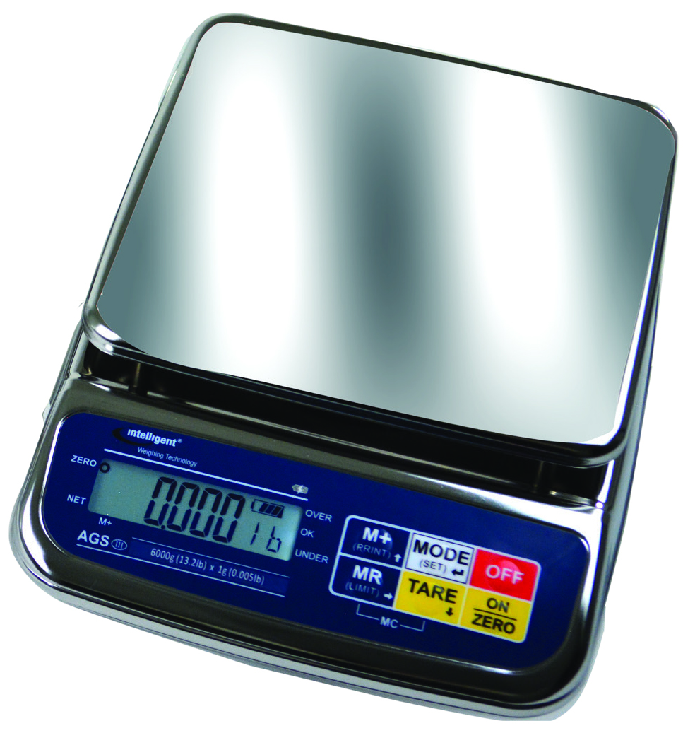Gram Scale - 6000 Gram / 13.2 lb Capacity