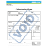 Calibration Certificate For IHS, LHS, AFK 1320, GFK 1320 & PTM