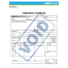 Calibration Certificate For AELP, PT, PTS
