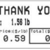 LST-8060 Printing Scale Label (12 Rolls)