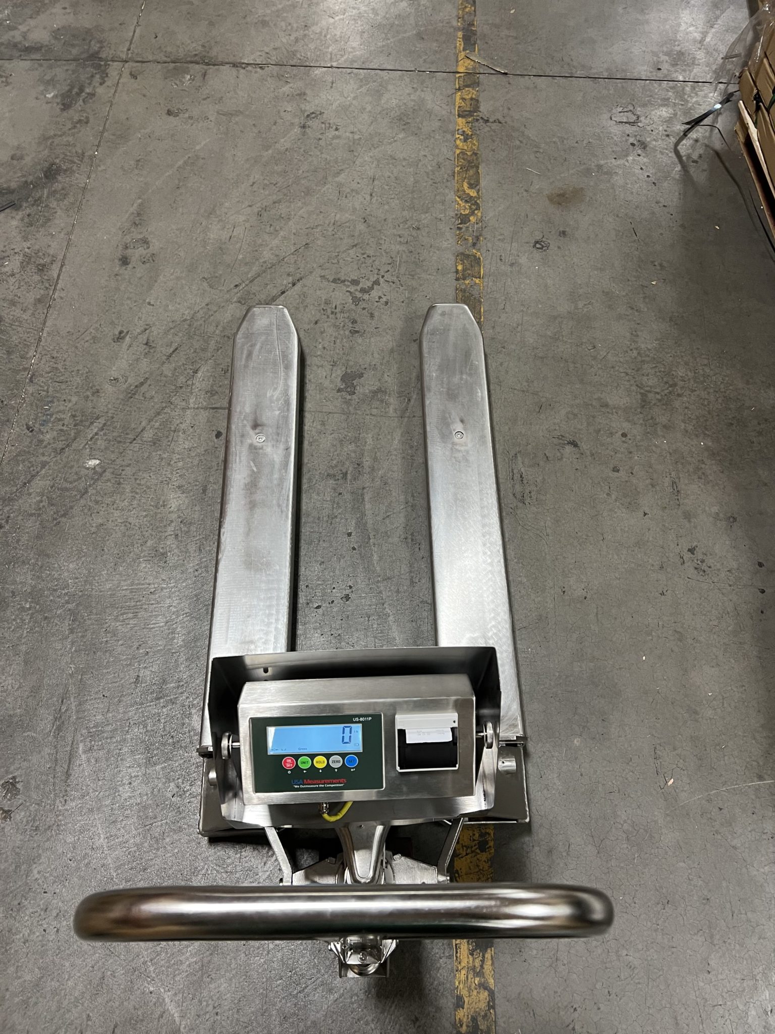 USEJ4827SS Stainless Steel "Easy Jack" Pallet Jack Scale Prime USA