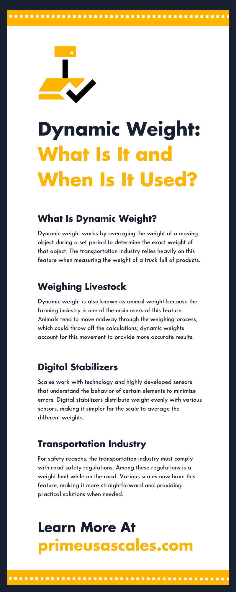 Dynamic Weight: What Is It and When Is It Used? 