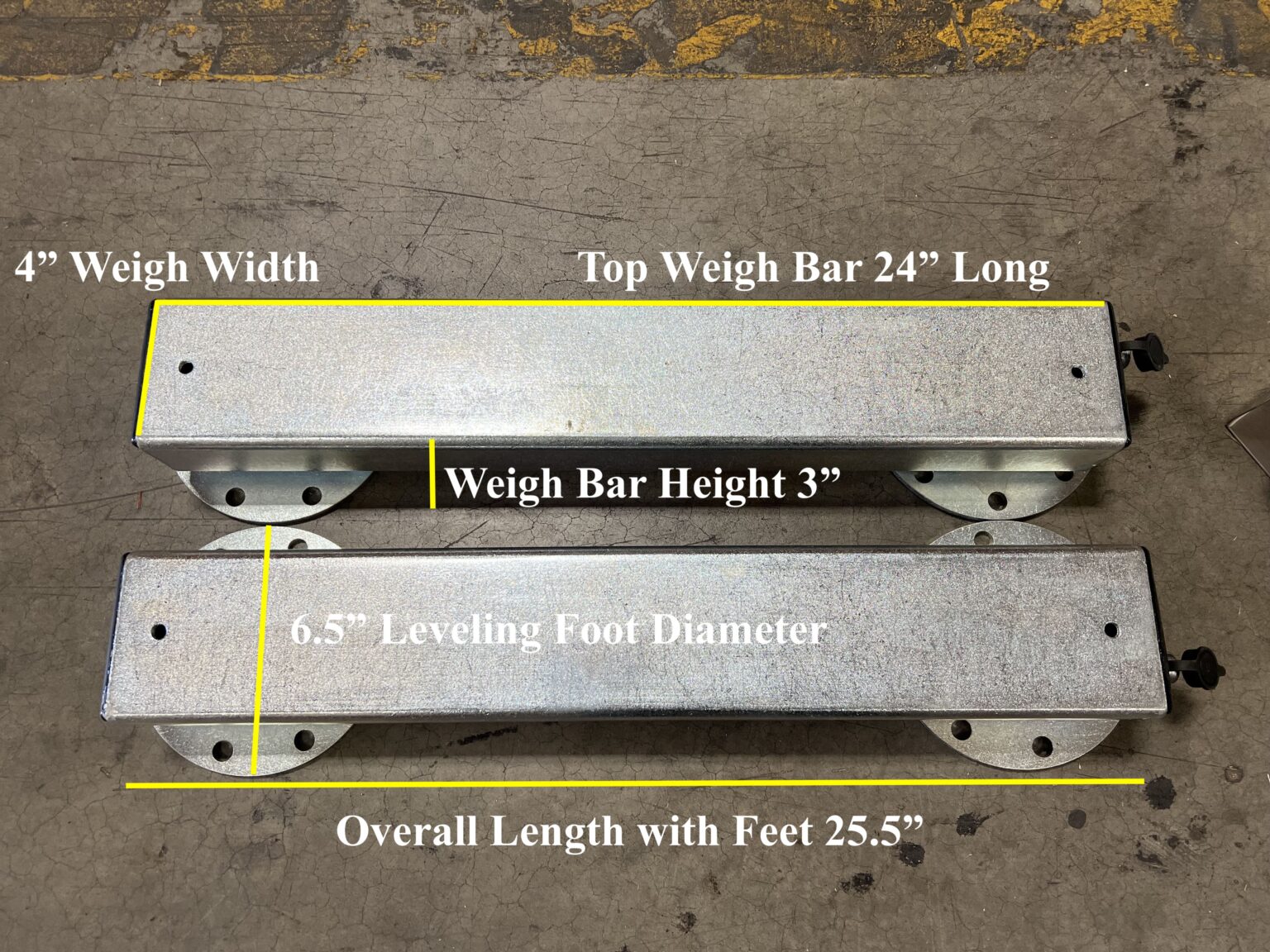 USAL9026 Aluminum Livestock Scale & Weigh Bars Prime USA Scales