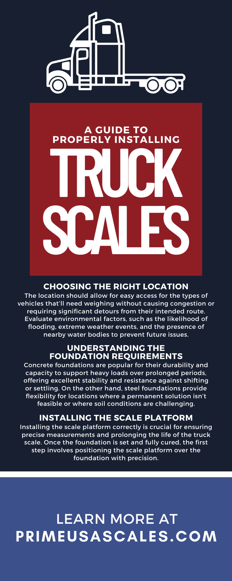 A Guide To Properly Installing Truck Scales 