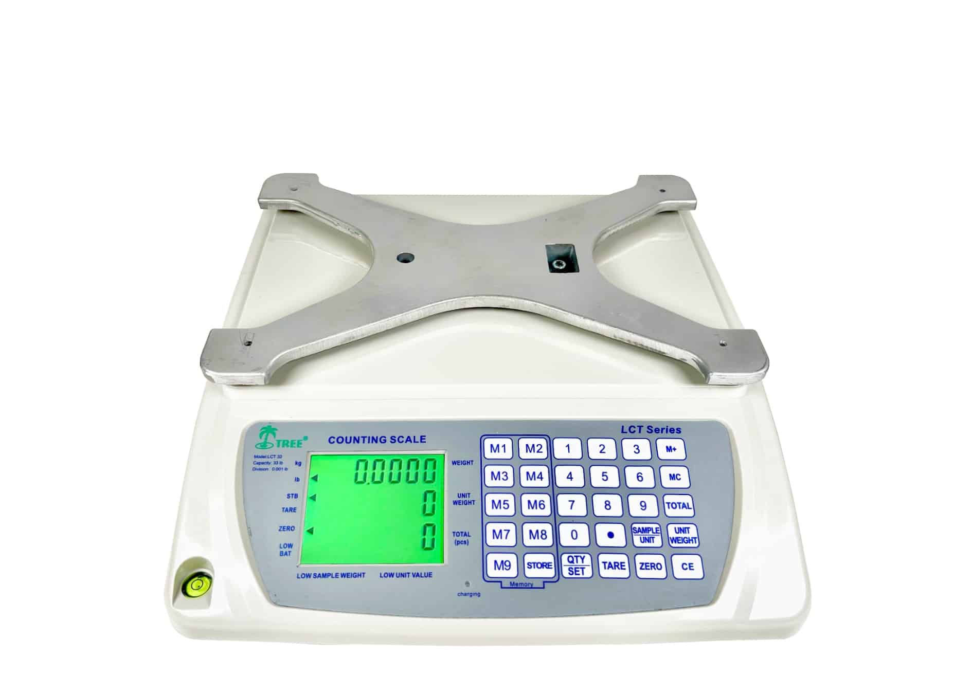 LCT-X Series 9 x 13.25 inch stainless steel platter top view