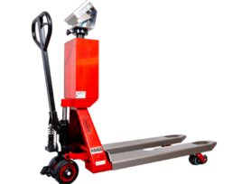 RAVAS 2560 EXi ATEX explosion-proof hand pallet jack scale with stainless steel fork shoes