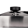LW Measurements replacement scale feet black - installed view under stainless scale base