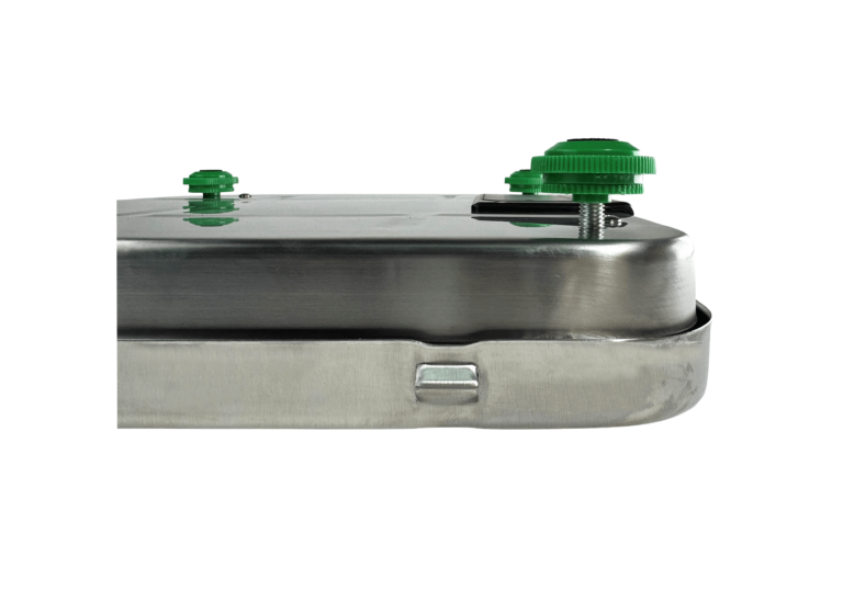LW Measurements green replacement scale feet - PIZA NTEP leveling feet shown installed