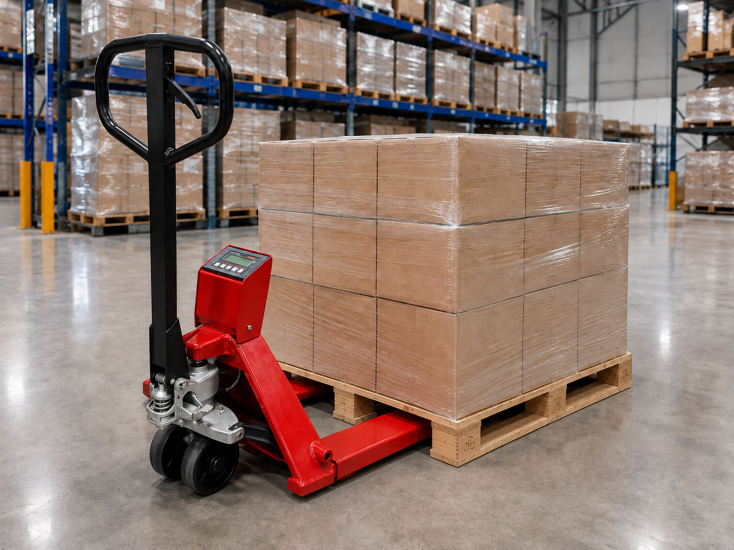 Certified pallet jack scale