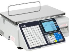 CAS CL3000 bench model label printing scale dual LCD displays